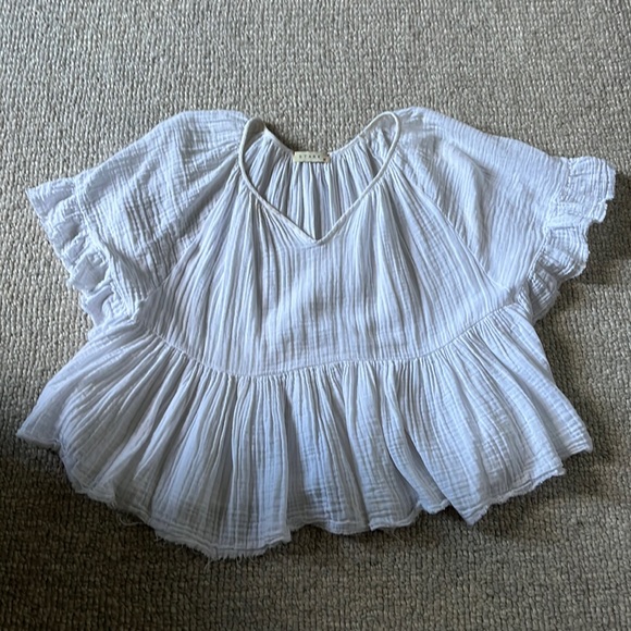 STARK Flowy Peasant Top - Picture 2 of 4